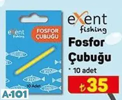 EXENT FİSHİNG FOSFOR ÇUBUĞU 10 ADET